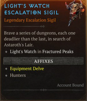 escalation sigils diablo 4